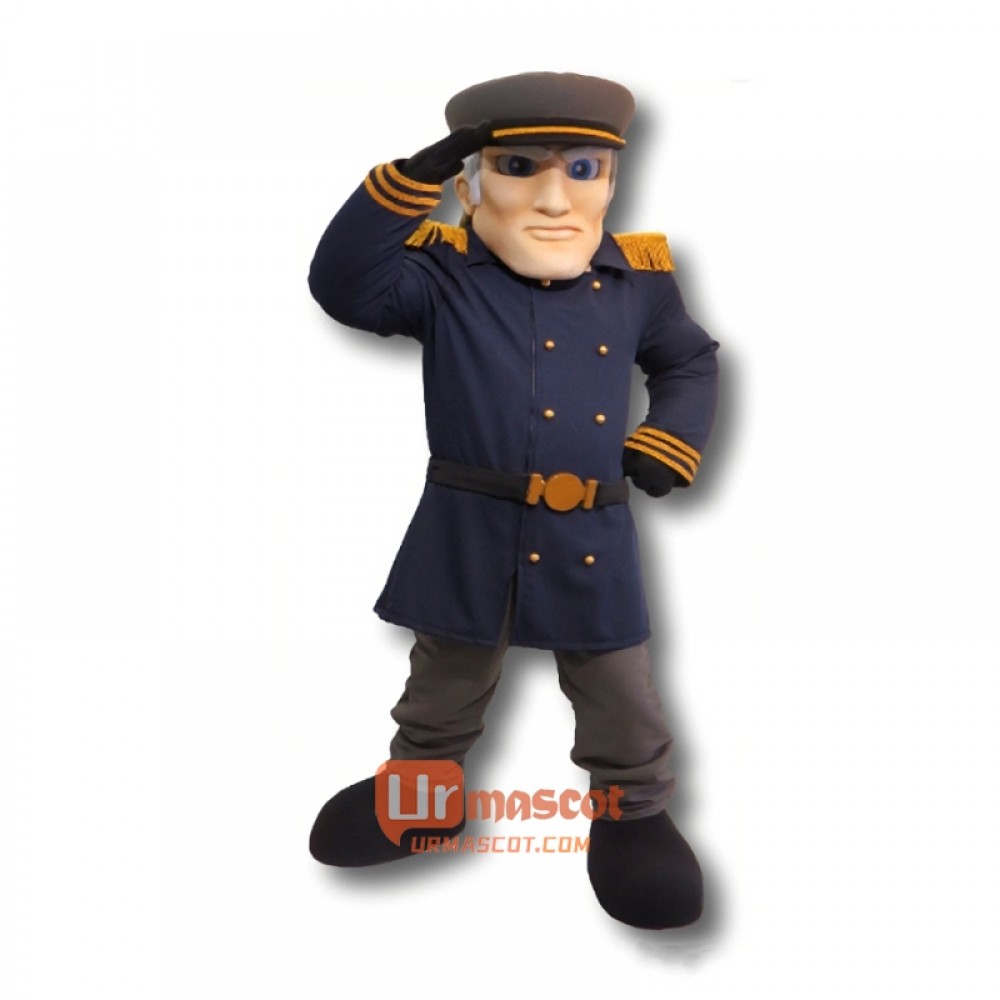 Admiral Dave Cartoon Mascot Costume Cosplay Outfits