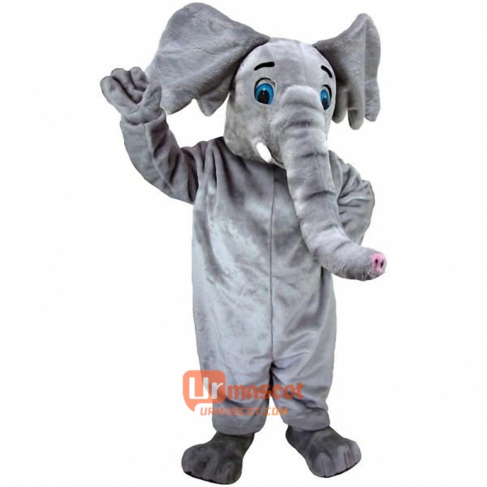 African Elephant Lightweight Cartoon Mascot Costume