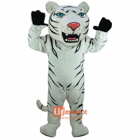 Albino Tiger Lightweight Cartoon Mascot Costume Cosplay Outfits