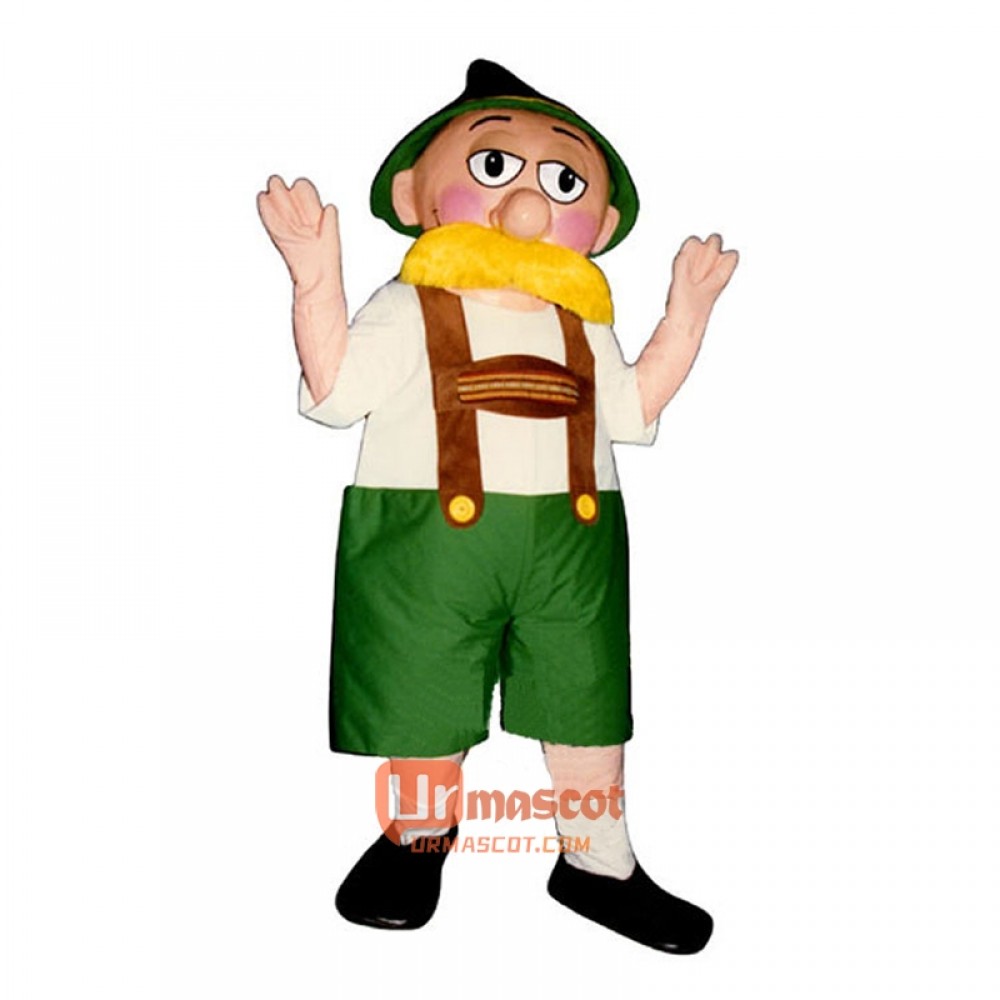 Alpine Man Cartoon Costume Mascot