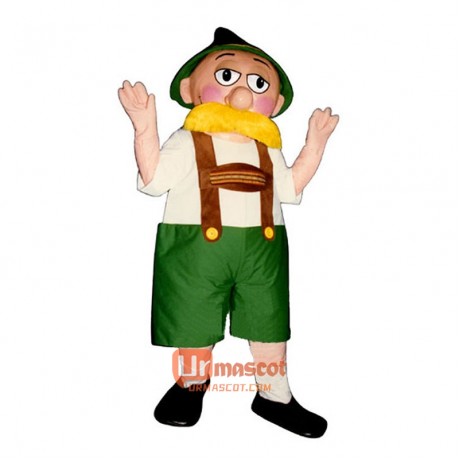 Alpine Man Cartoon Costume Mascot