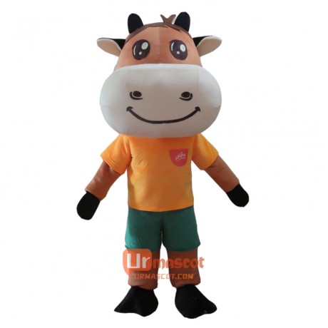 Animal Cow Mascot Cartoon Costume