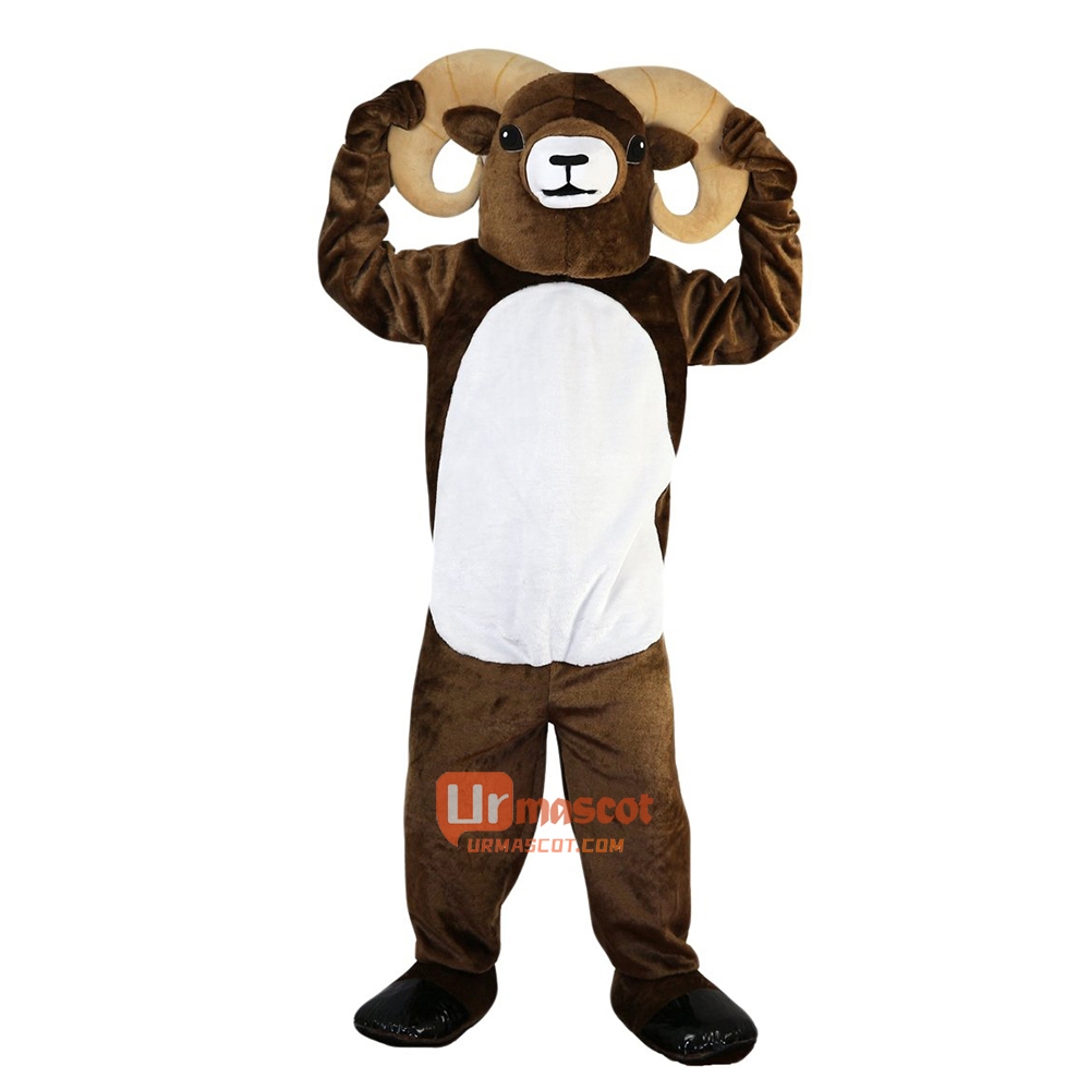 Antelope Cartoon Mascot Costume Plush with Mask