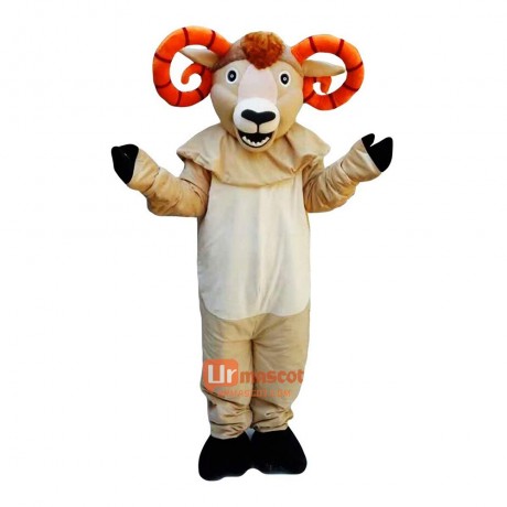 Antelope Cartoon Mascot Costume Plush with Mask