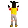 Athletic Sport Donkey Cartoon Mascot Costume Plush with Mask