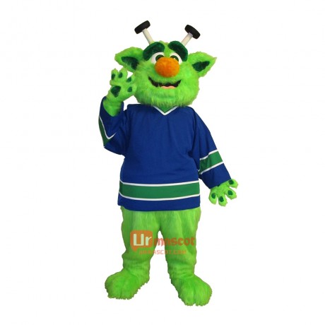 Audie the Alien Custom Cartoon Mascot Costume