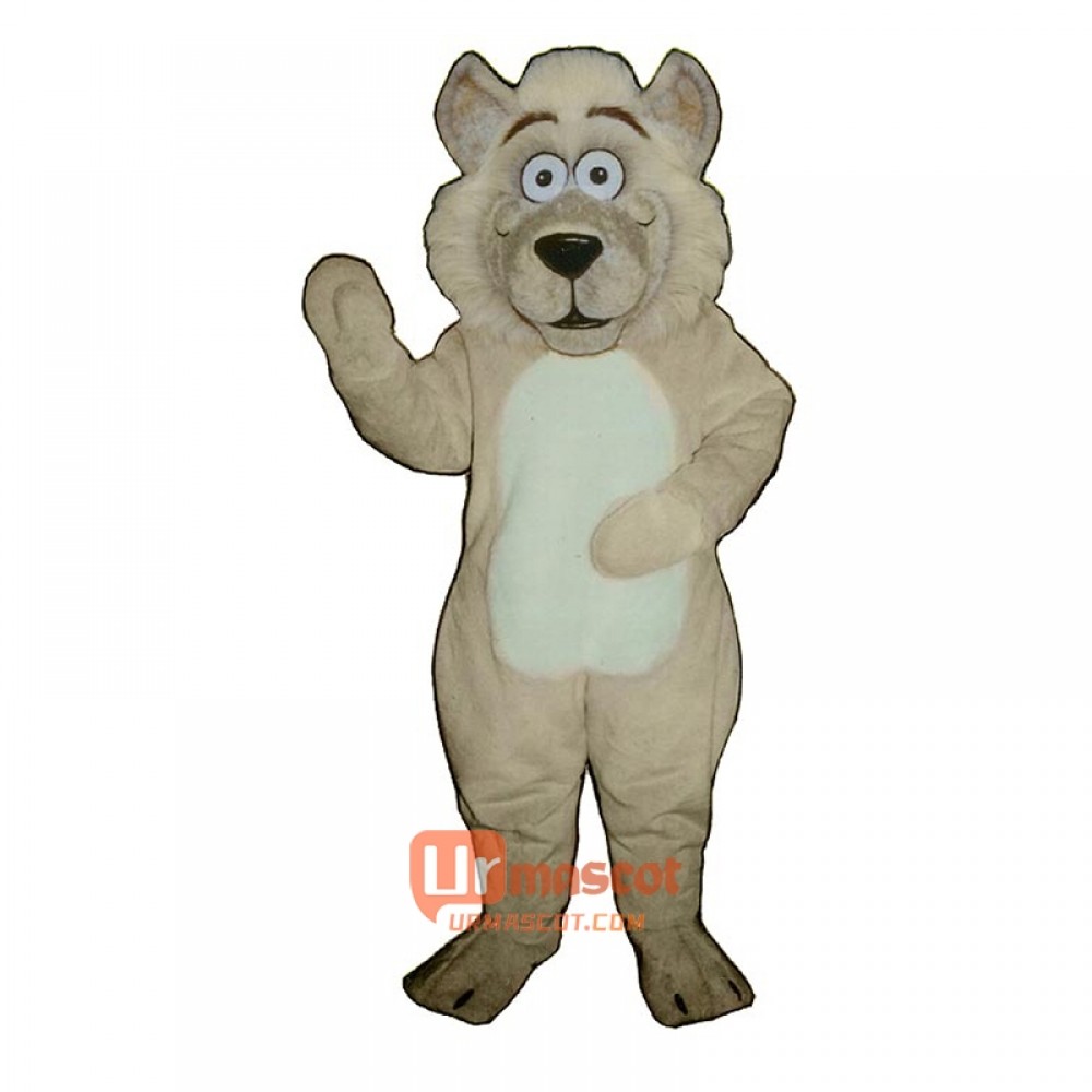 Baby Wolf Mascot Cartoon Costume