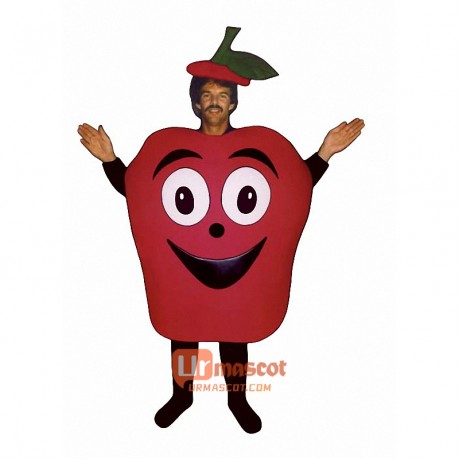 Baked Apple Cartoon Costume Mascot