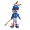 Baseball Rabbit Mascot Cartoon Costume