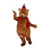 Bear Brown Cartoon Mascot Costume Plush with Mask