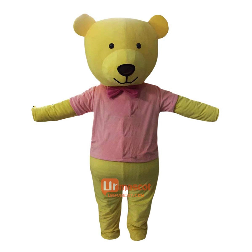 Bear Cartoon Mascot Costume Plush with Mask