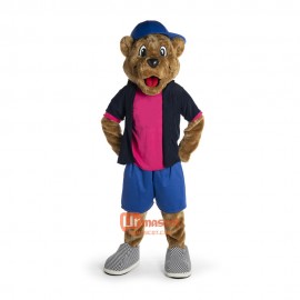 Bear Cartoon Mascot Costume Plush with Mask