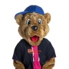 Bear Cartoon Mascot Costume Plush with Mask