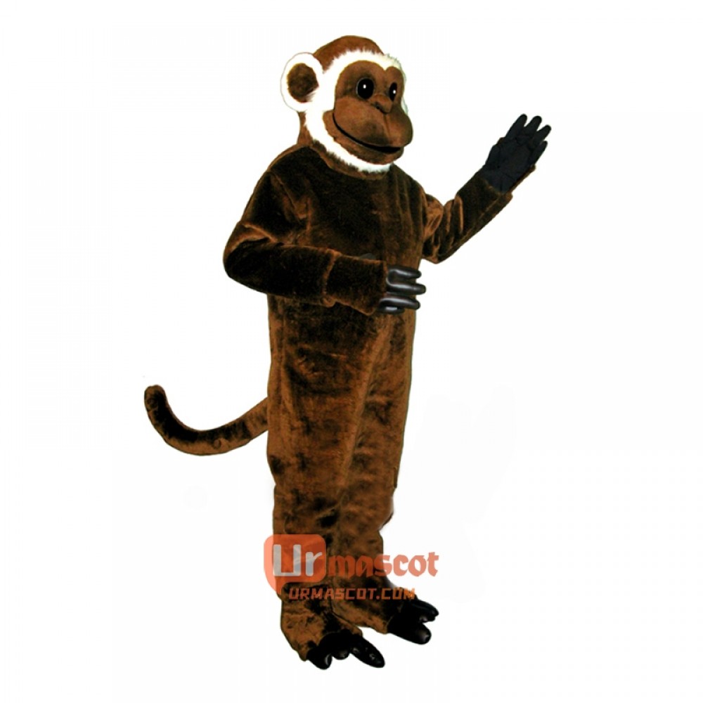 Bearded Monkey Cartoon Costume Mascot