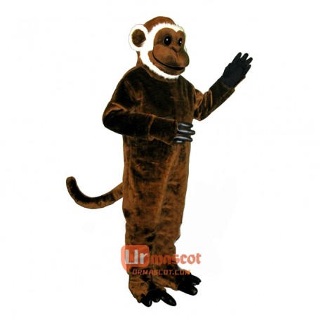 Bearded Monkey Cartoon Costume Mascot