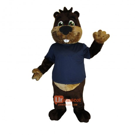 Beaver Friendly Custom Cartoon Mascot Costume