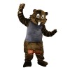 Beaver Gopher Cartoon Mascot Costume Plush with Mask