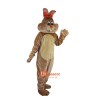Beige Rabbit Costume Bunny Cartoon Mascot Costume Plush with Mask