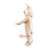 Beige Rabbit Costume Bunny Cartoon Mascot Costume Plush with Mask