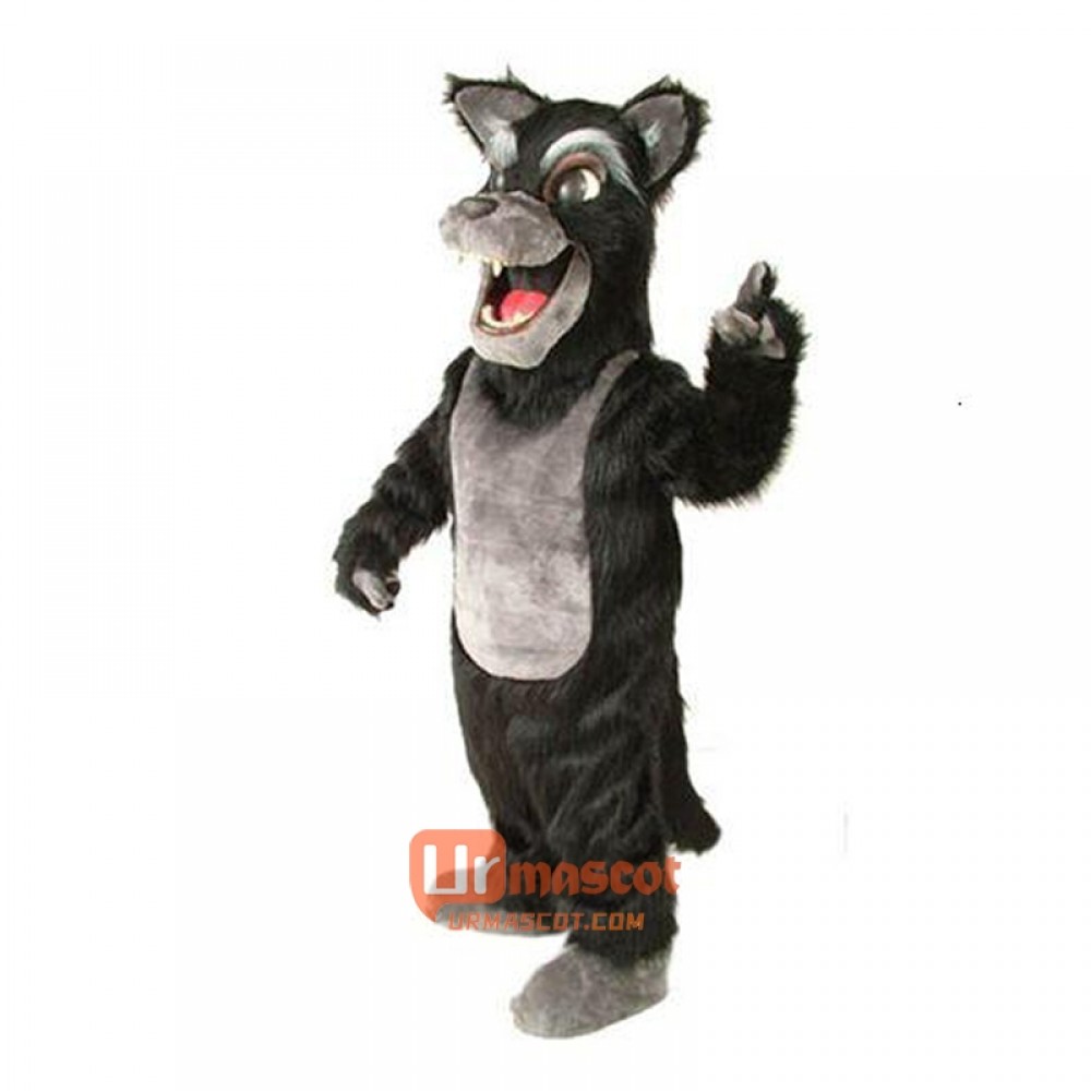 Big Bad Wolf Mascot Cartoon Costume