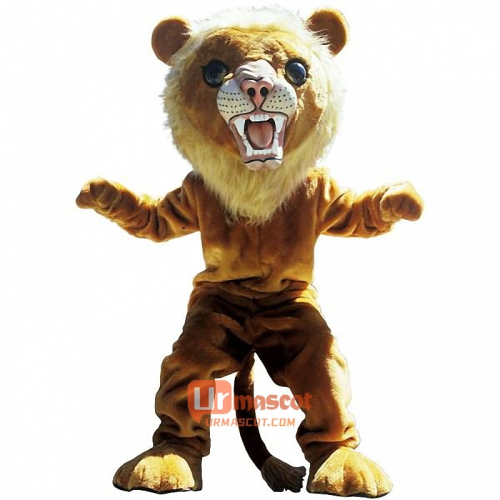 Big Cat Lion Cartoon Mascot Costume Cosplay Outfits