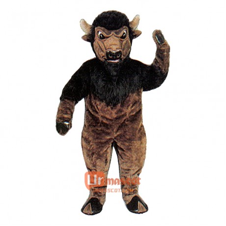 Bison Cartoon Costume Mascot