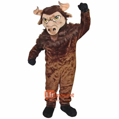 Bison Cartoon Mascot Costume