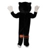 Black and White Cat Cartoon Mascot Costume Plush with Mask