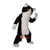 Black and White Cat Cartoon Mascot Costume Plush with Mask