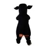 Black and White Cow Cartoon Mascot Costume Plush with Mask