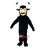 Black Cow Cartoon Mascot Costume Plush with Mask