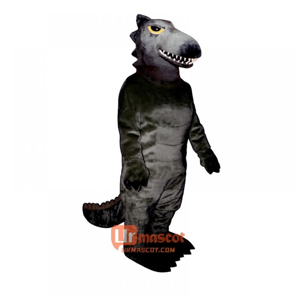 Black Dino Cartoon Costume Mascot