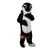 Black Dolphin Cartoon Mascot Costume Plush with Mask