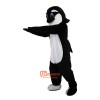 Black Dolphin Cartoon Mascot Costume Plush with Mask