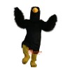 Black Eagle Cartoon Mascot Costume Plush with Mask