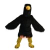 Black Eagle Cartoon Mascot Costume Plush with Mask