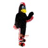Black Eagle Cartoon Mascot Costume Plush with Mask