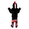 Black Eagle Cartoon Mascot Costume Plush with Mask