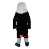 Black Eagle White Head Cartoon Mascot Costume Plush with Mask