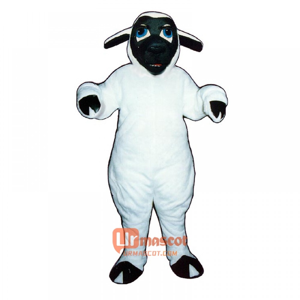 Black Faced Sheep Cartoon Costume Mascot