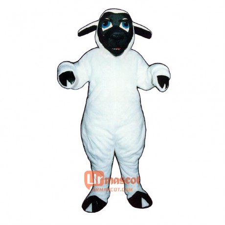 Black Faced Sheep Cartoon Costume Mascot