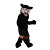 Black Felis Silvestris Cat Cartoon Mascot Costume Plush with Mask