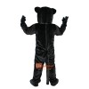 Black Leopard Panther Cartoon Mascot Costume Plush with Mask