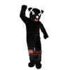 Black Leopard Panther Cartoon Mascot Costume Plush with Mask