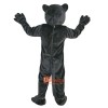 Black Leopard Panther Cartoon Mascot Costume Plush with Mask