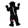 Black Raccoon Cartoon Mascot Costume Plush with Mask