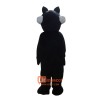 Black Wolf Mascot Cartoon Costume
