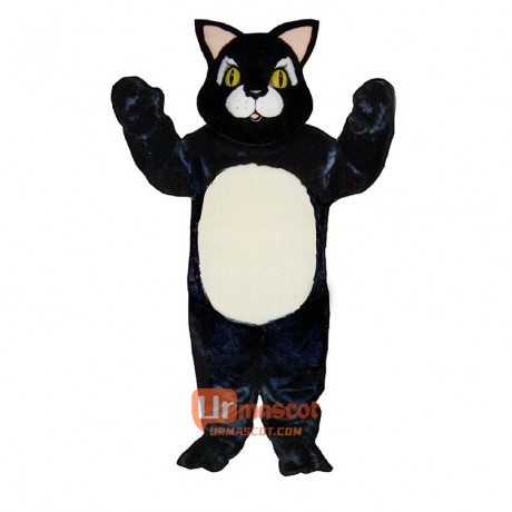 Blackie Cat Cartoon Costume Mascot