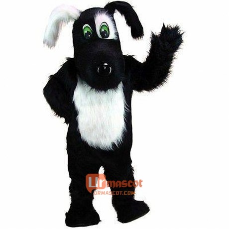 Blackie the Dog Cartoon Mascot Costume