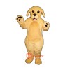 Blonde Dog Cartoon Costume Mascot